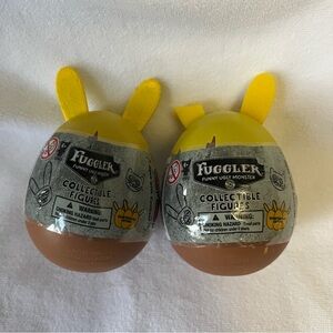 2 FUGGLER ZURU Easter Rabbitacular Sealed Eggs FUNNY UGLY MONSTER  Rabbits Ears